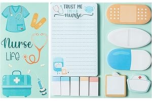 Nurse Sticky Notes Set: 550 Sheets of Encouraging Words for School Nurses