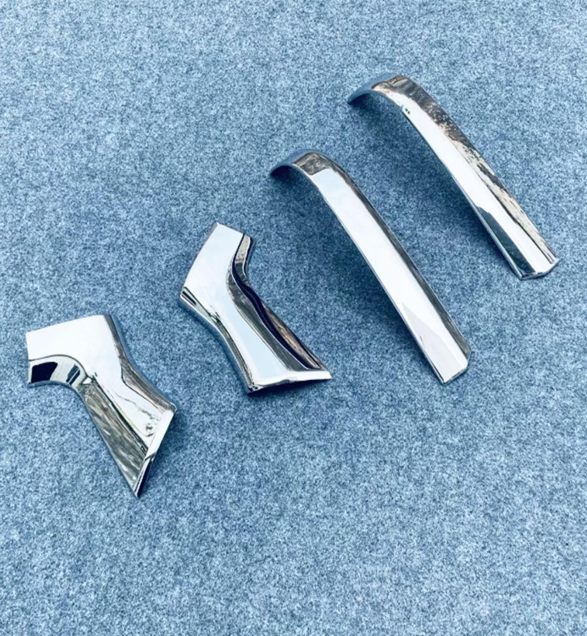 Car Rearview Mirror Decorative Strip Silver for Corolla Cross 2023-2026