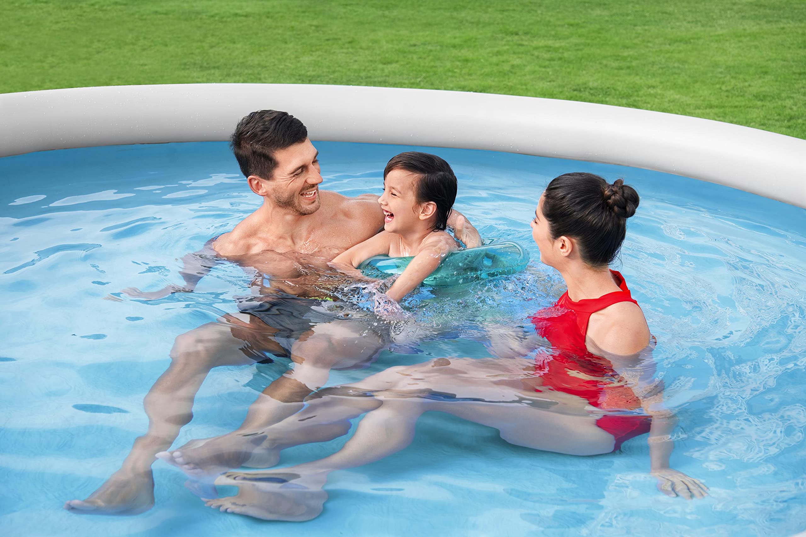 Bestway 57443 Piscina Gonfiabile Fast Set Rotonda da 366x76 cm