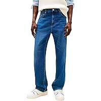 Tommy Jeans Uomo Jeans Otis Regular Straight Fit, Blu (Denim Dark)