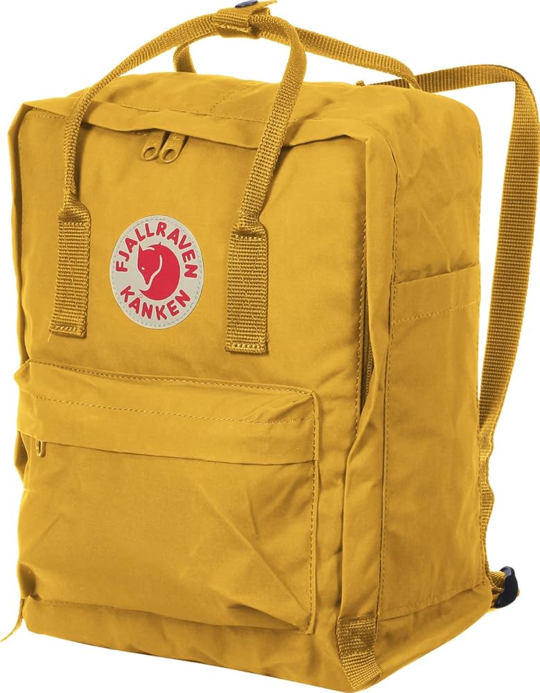 Fjallraven Women's Kanken Backpack, Ochre, Yellow, One Size