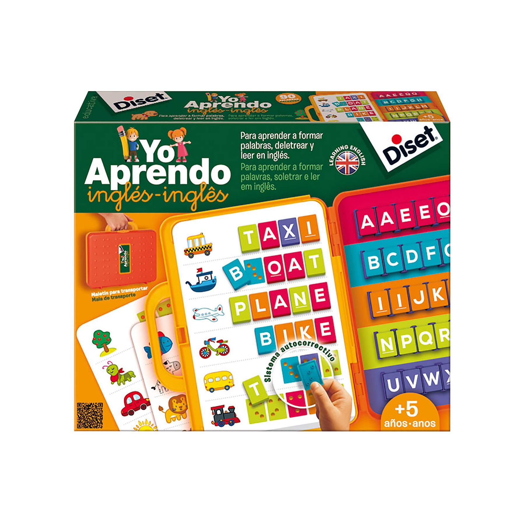 Diset - Yo aprendo inglés, Juego educativo a partir de 5 años Collins School Atlas (Collins School Atlases)