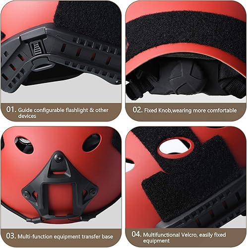 Miniatura 3 de Casco Airsoft y máscara táctica Bump casco Fast PJ Tape para hombres Multicam Sports