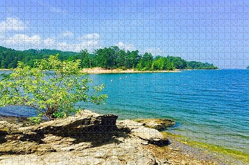 Ouachita Lake Arkansas USA Rompecabezas para adultos 1000 piezas de madera regalo de viaje recuerdo