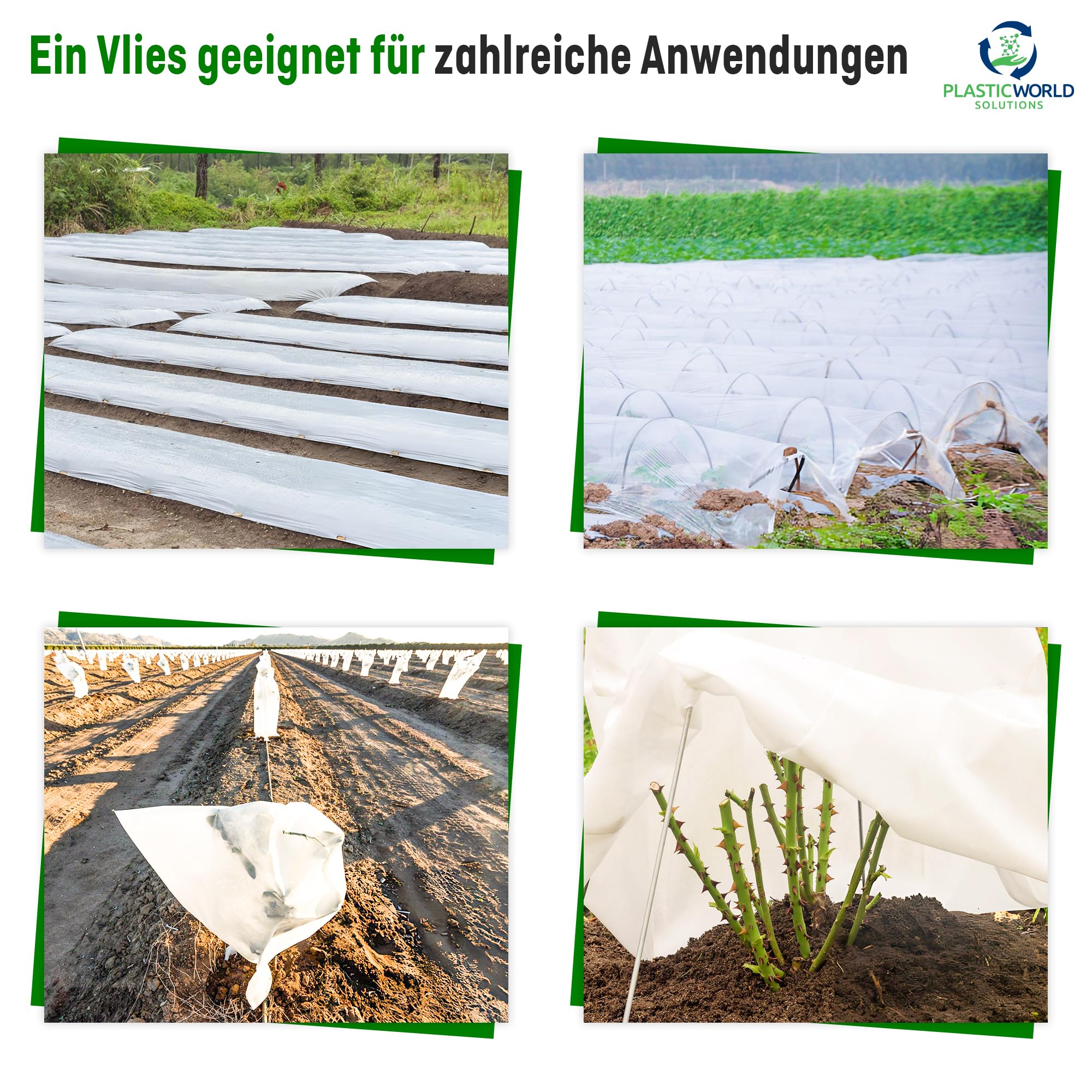 PWS Wintervlies 80m² | 1,6x50 m Gartenvlies | Gartengewebe, Frostschutzvlies atmungsaktiv, UV-Stabil, zuschneidbar | Winterschutz für Pflanzen | Weiß, 30 g/m²