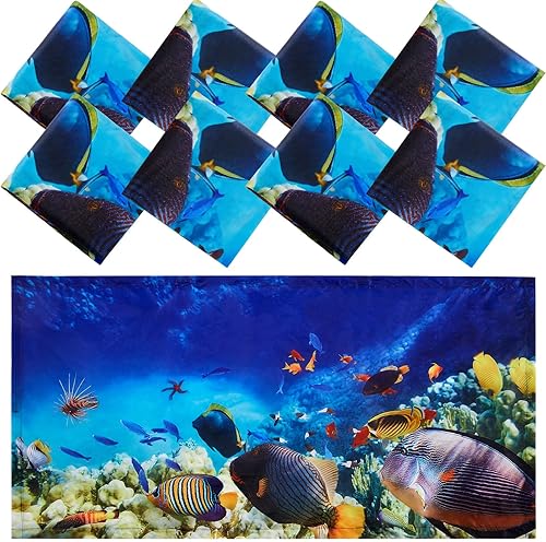 Vista 16 de Patelai Paquete de 8 cubiertas de luz fluorescente para techo de aula, 4 x 2 pies, cubiertas de luz magnéticas, filtro para techo suspendido