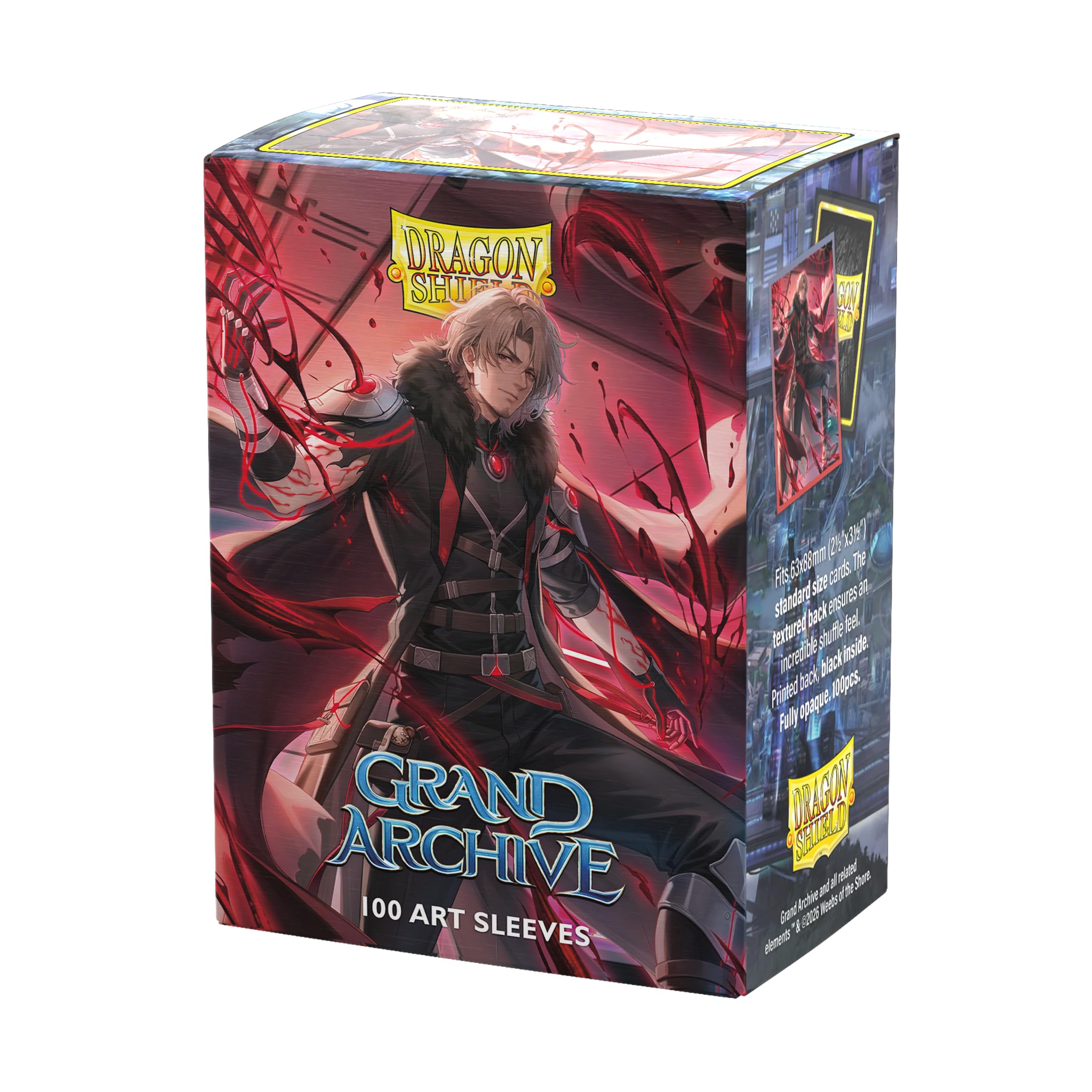 Dragon Shield | Grand Archive Matte Art Sleeves | 100 CT - Smooth & Tough Premium TCG Sleeves | Compatible with Pokemon, One Piece & Magic the Gathering | Dante, Hemomancer โ image 1