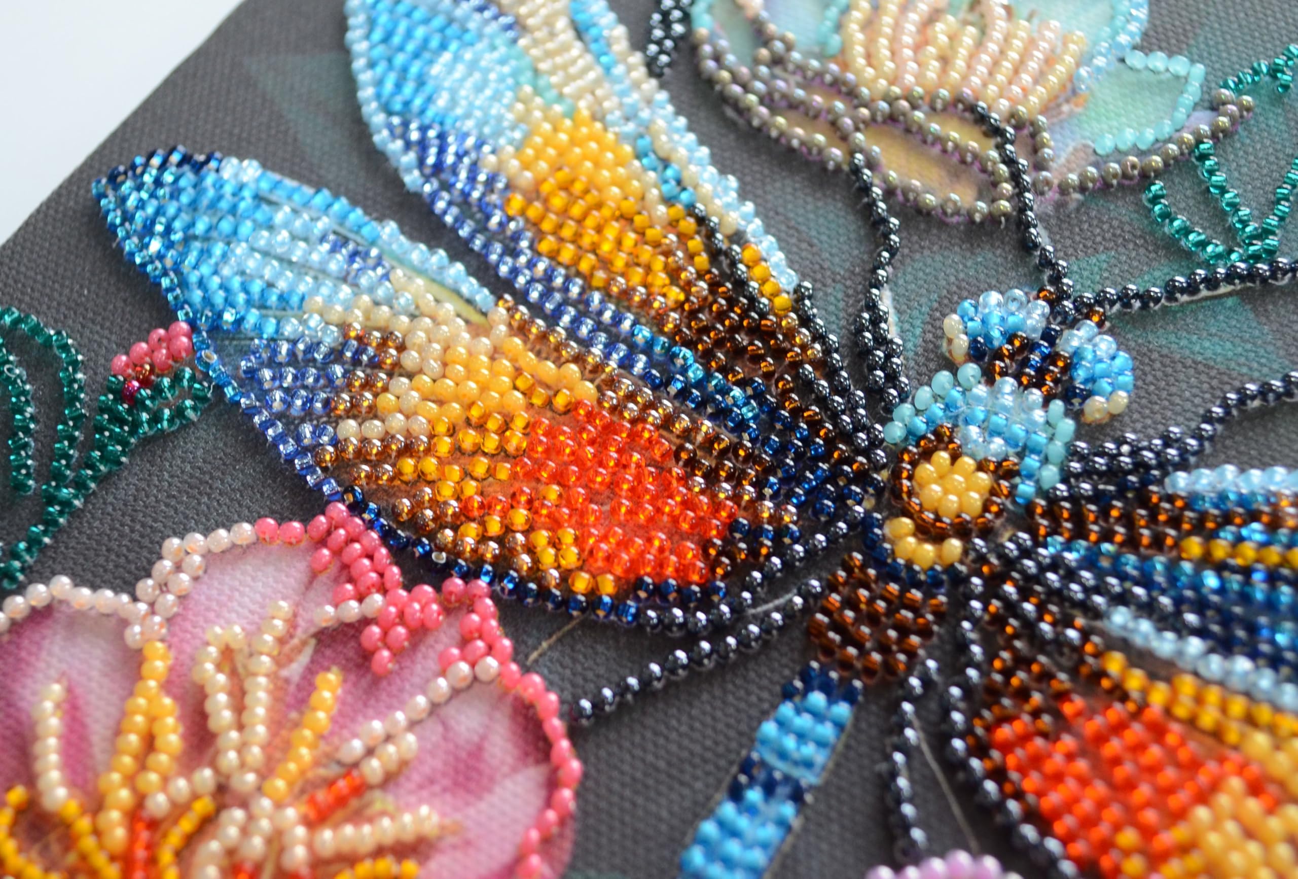 Amazon.com: Wizardi Dragonfly Abris Art Bead Embroidery Kit