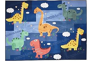 Prosumer's Choice Kids Dinosaur Floor Play Mat Carpet - 63' x 47'...