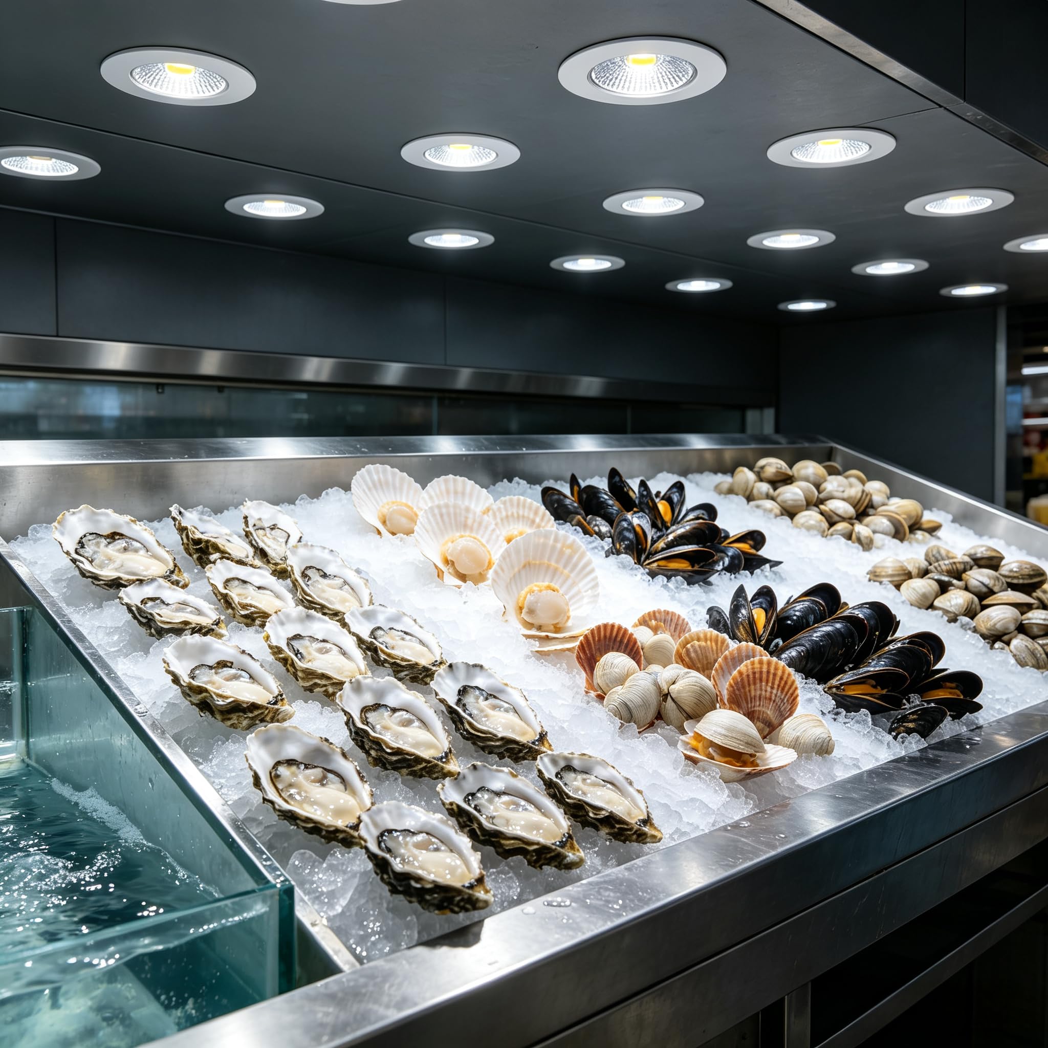 BARCELONA LED Downlight do Peixarias 30W Ø200mm IP54