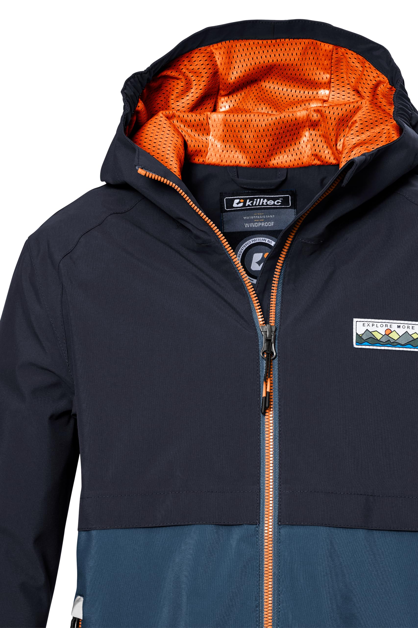 Killtec Kos 141 Bys Jckt Chaqueta funcional impermeable/chaqueta impermeable con capucha Niños (Pack de 1)