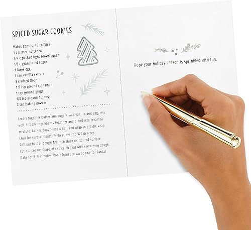 Miniatura 7 de Hallmark Surtido de tarjetas navideñas en caja con recetas navideñas (15 tarjetas con sobres)