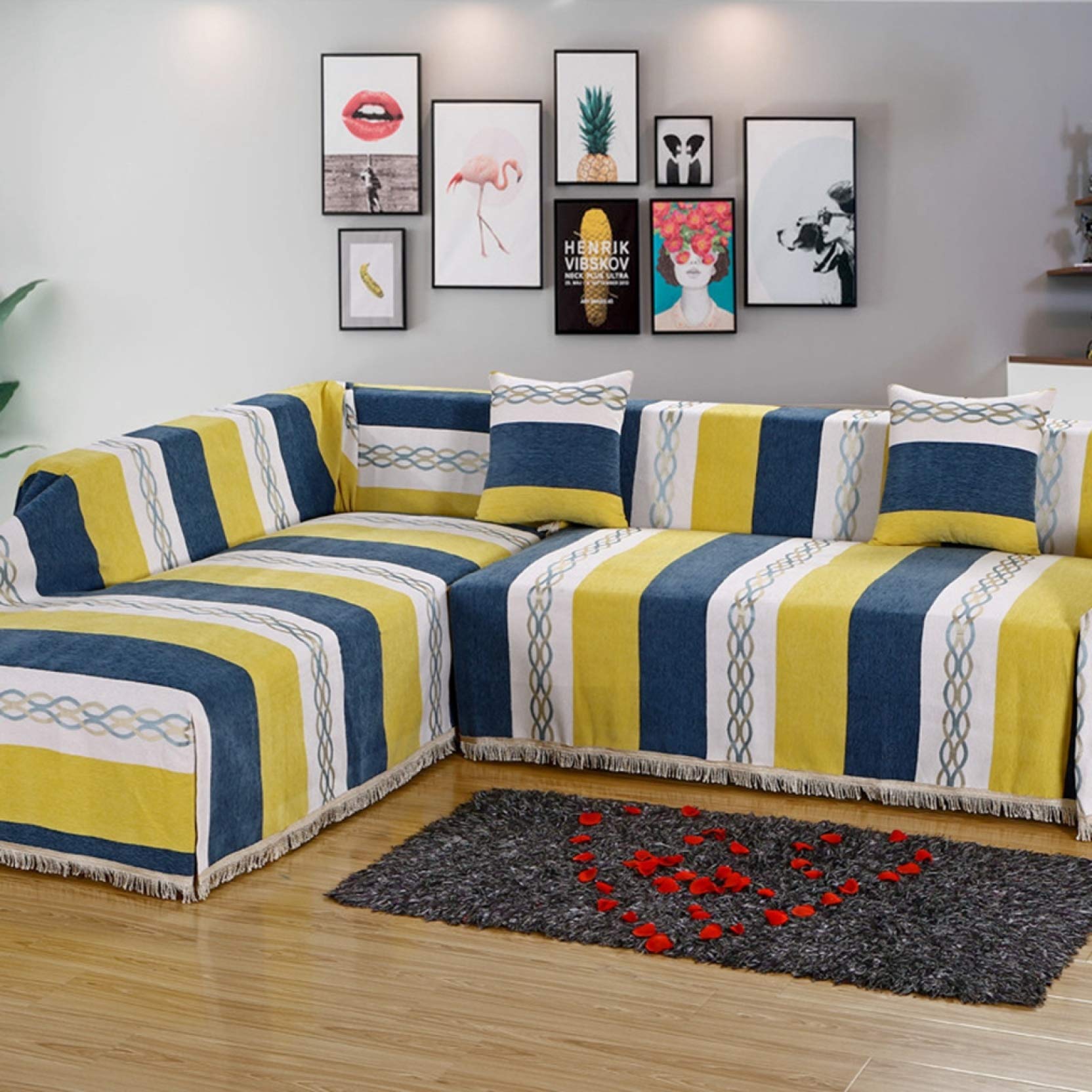 花 マルチカバー ソファーカバー ヴィンテージラグ 180x120 【公式通販】