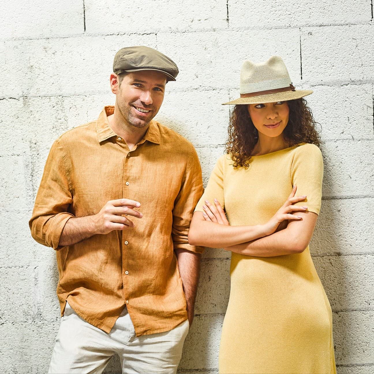 Stetson Chapeau en Paille Contrast Brim Toyo Femme/Homme - pour Le Jardin de Soleil Plage avec Doublure Été Printemps-été