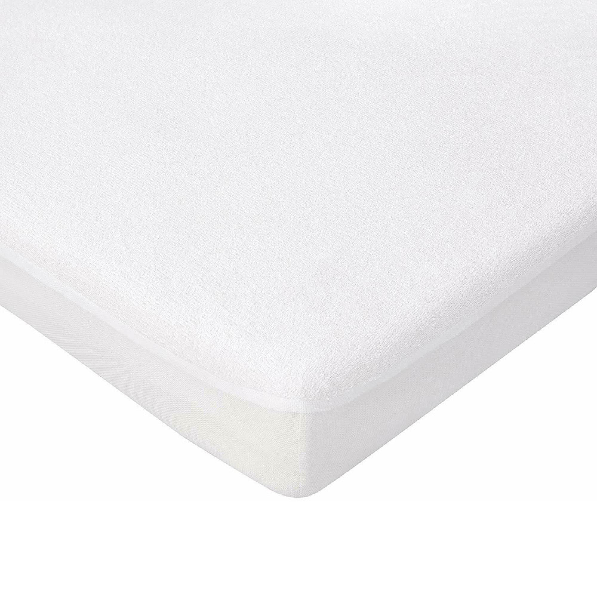 TROIS KILOS SEPT - Coprimaterasso per bambini 70 x 140 cm - Rivestimento in spugna impermeabile e traspirante - Certificato OEKO-TEX® - Antibatterico e assorbente - Trattamento SANITIZED - Bianco