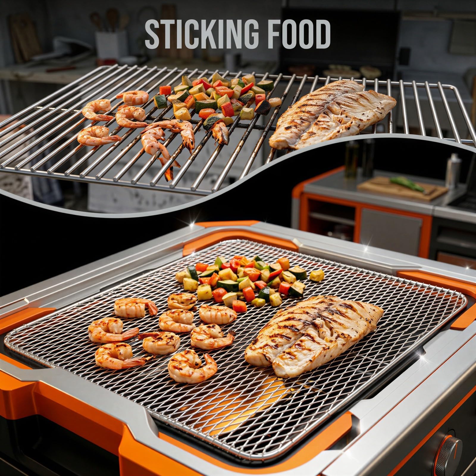 10 Stk. Grilltopper, Einweg-Antihaft-BBQ-Aluminiummatten für Outdoor-Grill, hitzebeständige Ofeneinlagen zum Backen, Braten und für Tailgating, 38,8 x 30,5 cm