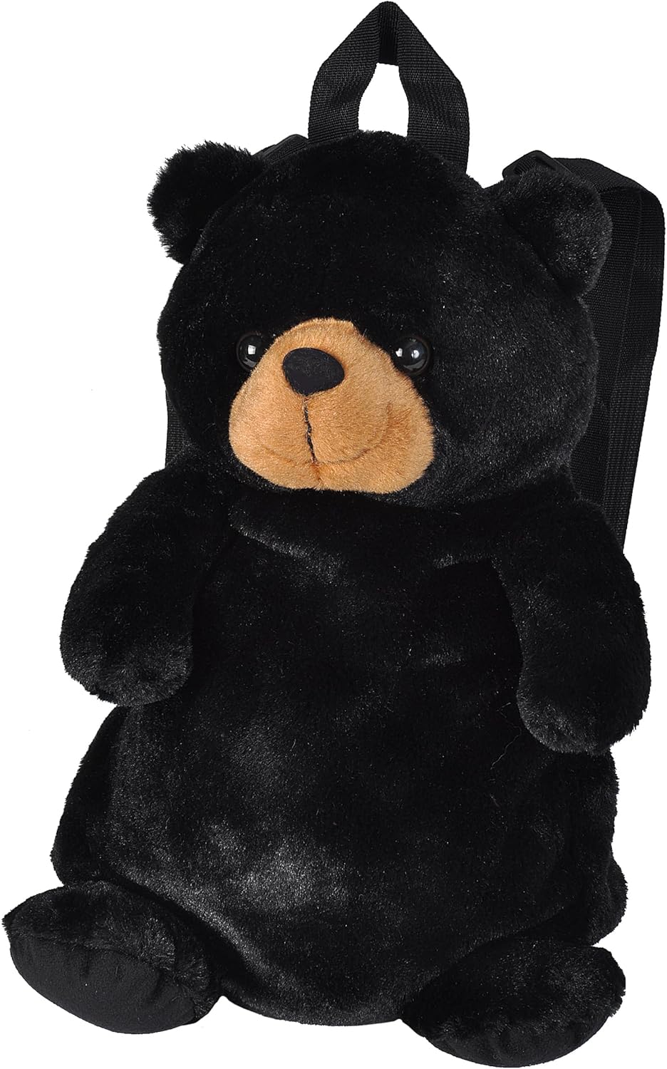 Wild Republic Black Bear Backpack, Mini Backpack, Animal Bag, Kids Gifts, Plush Zoo Animal, 14 Inches