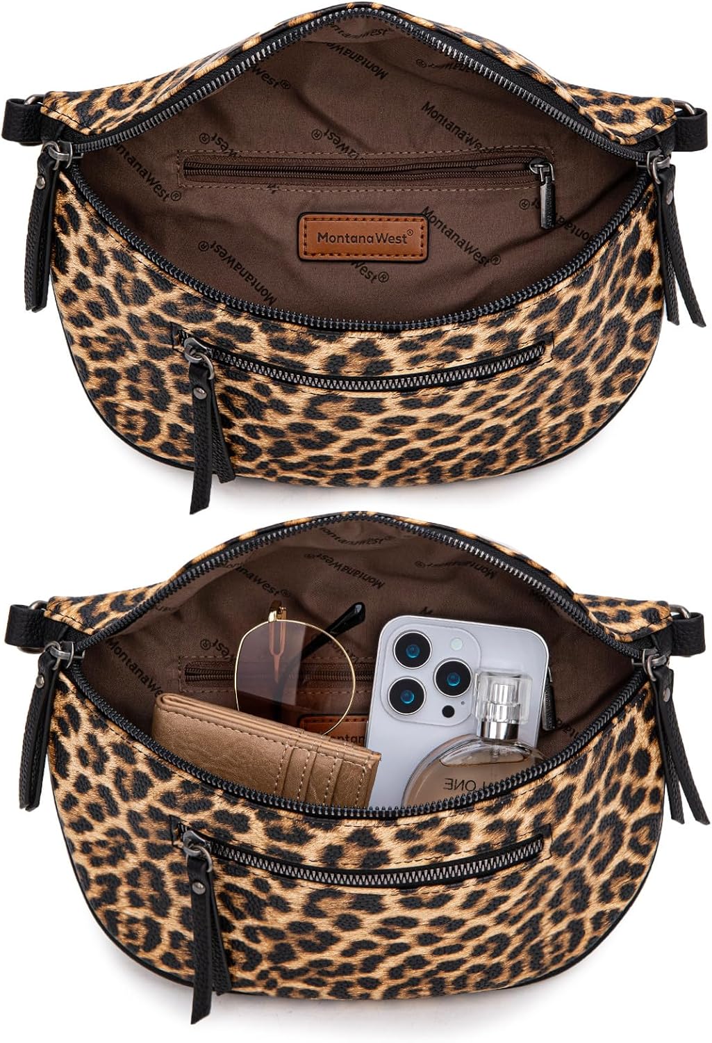 Montana West Crossbody Bags for Women Bum Bag Sling Purse with Adjustable Strap - Image 5