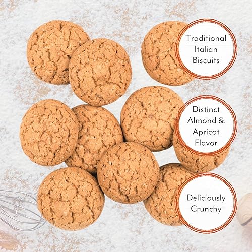 Miniatura 5 de Roland Foods Galletas Amaretti, bolsa de 7 onzas, paquete de 5