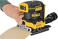 Vista 11 de DEWALT Lijadora inalámbrica de velocidad variable de 1/4 hoja sin escobillas MAX XR de 20 V (solo herramienta) (DCW200B)