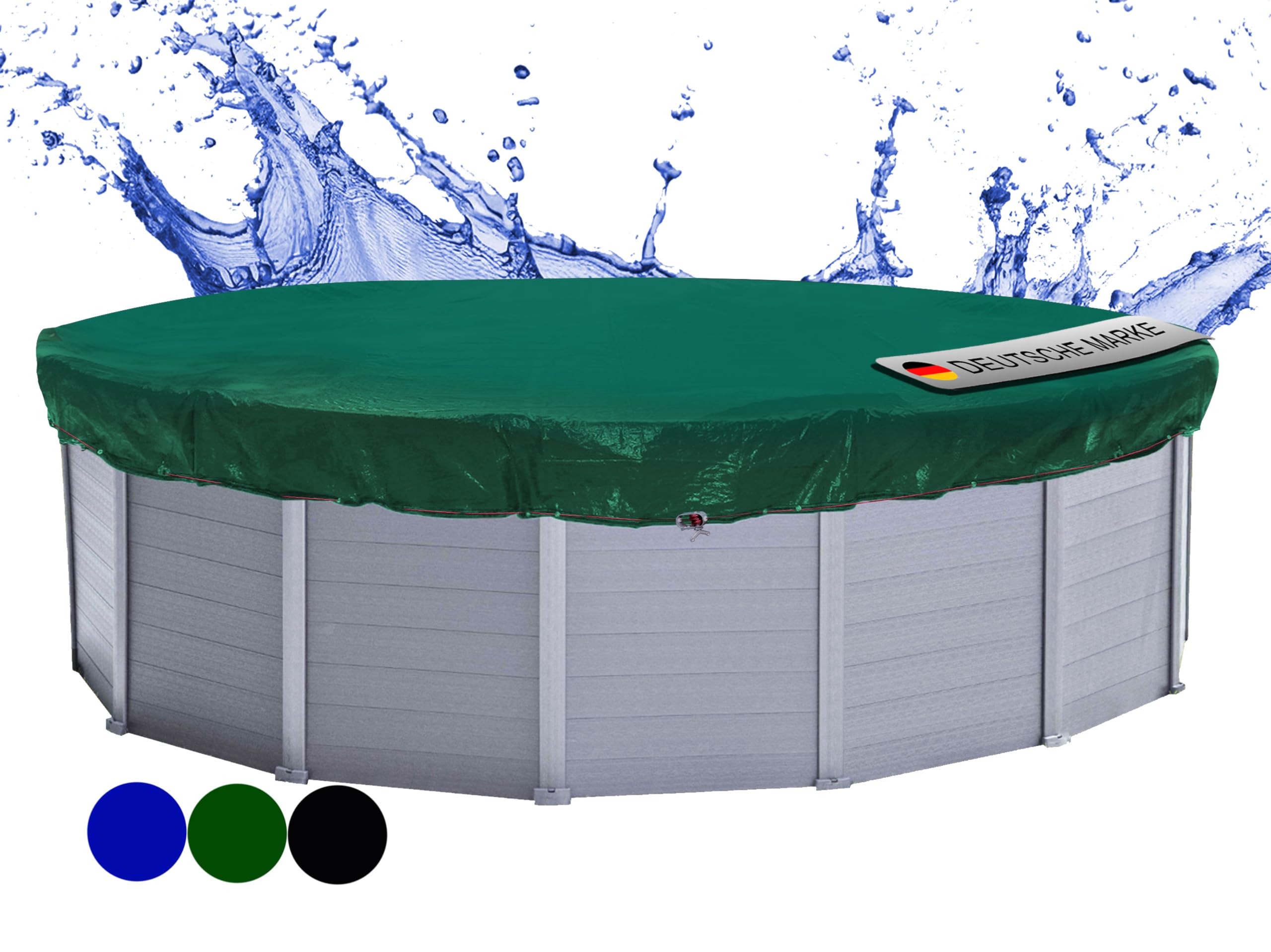 QUICK STAR Copertura Piscina Rotonda 488-​500 cm Telone Invernale 200g/​m²