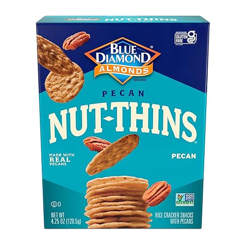 Blue Diamond, Cracker Nut Thins Pecan, 4.25 onzas