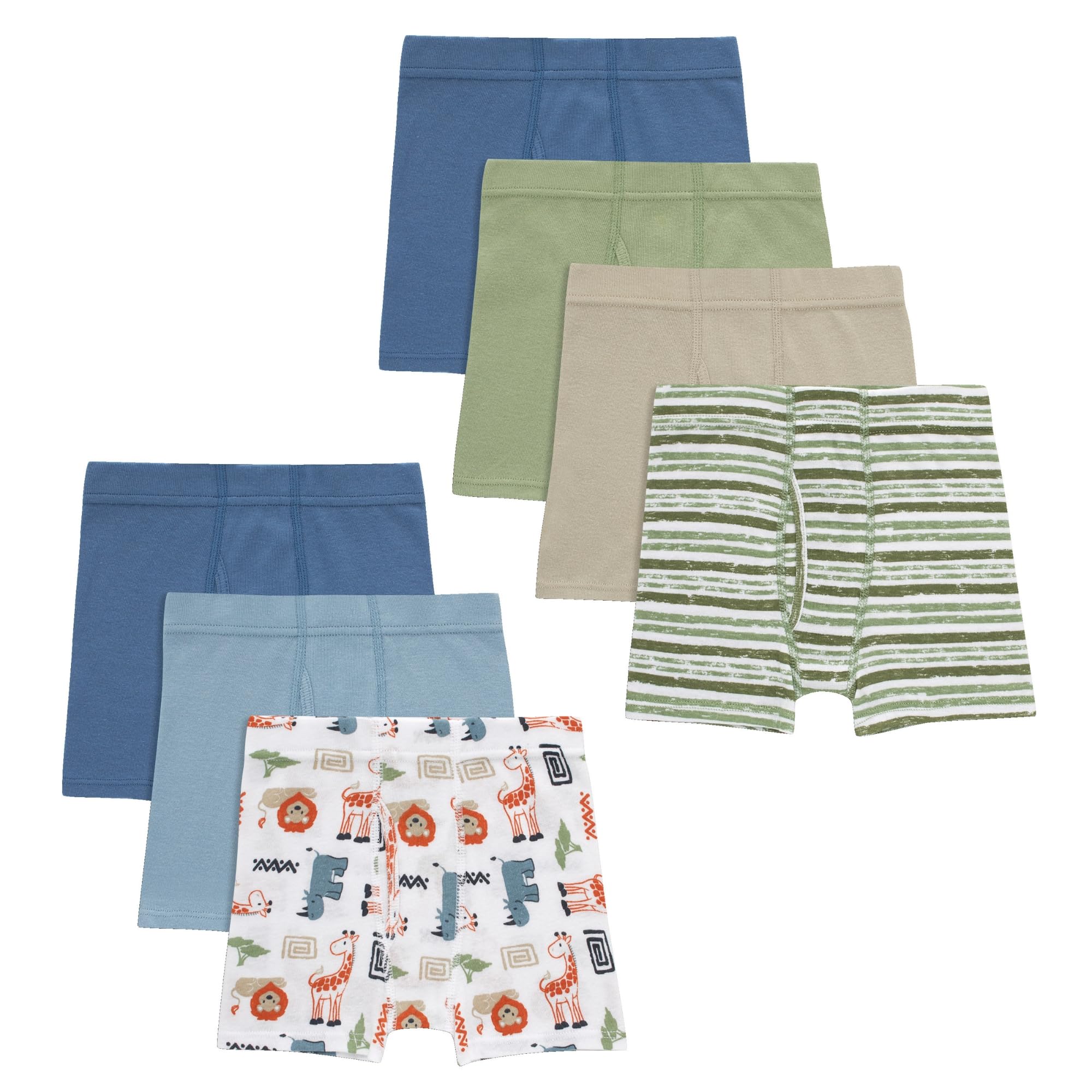 Hanes Toddler Boys Organic Cotton Underwear Pure Comfort 100 Cotton Boxer Briefs Available 10 7 Pack