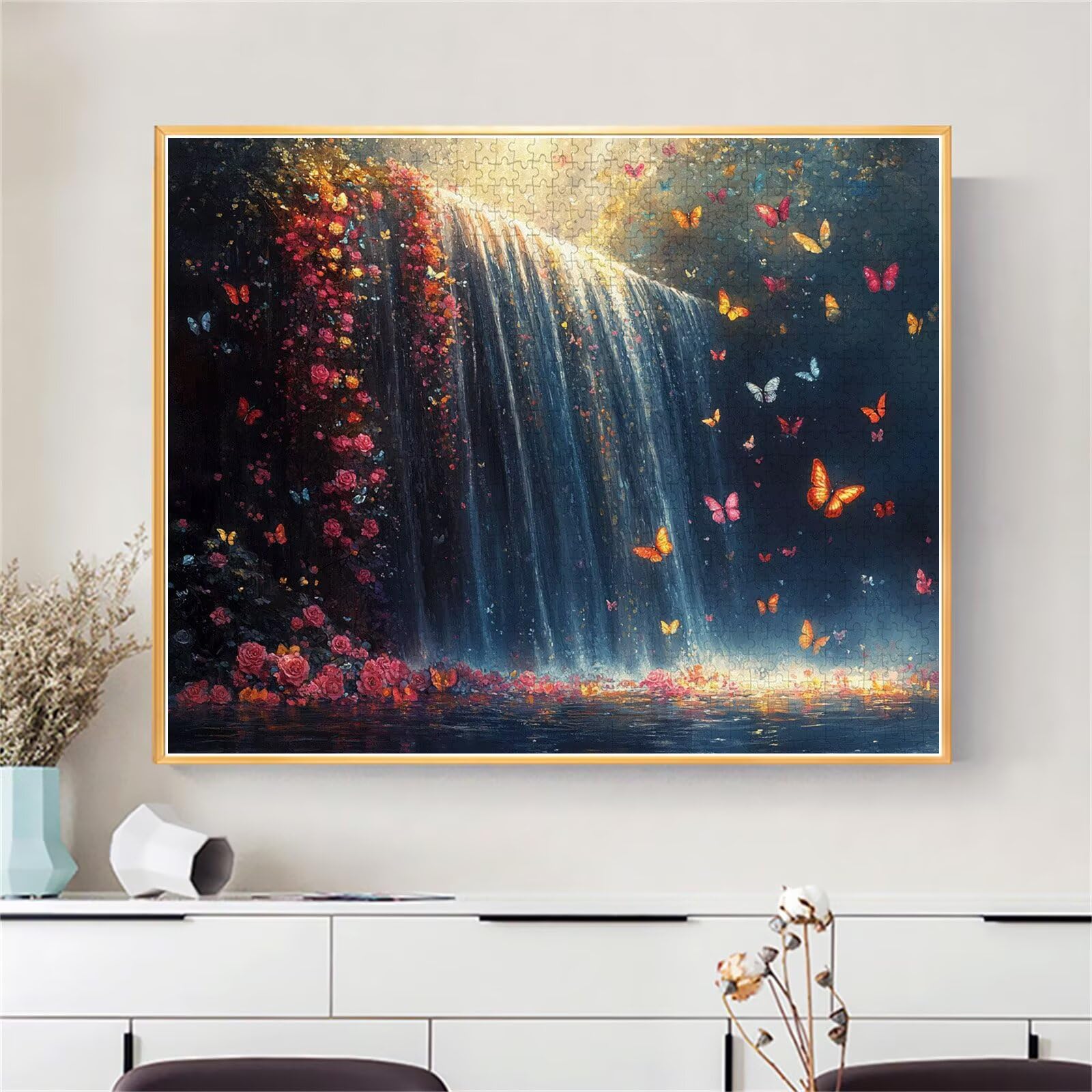 Puzzle Erwachsene 2000 Teile Fallen Schmetterling Educa Jigsaw für Kinder ab 8 Jahren Mädchen Jungen, Erwachsene Impossible Klassische Puzzles, Anspruchsvoll Spielspaß, Als Geschenke 70x99cm t-850