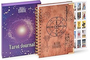 Witchy Cauldron Tarot Journal Planner for Daily Reflections & Personal Growth with Stickers
