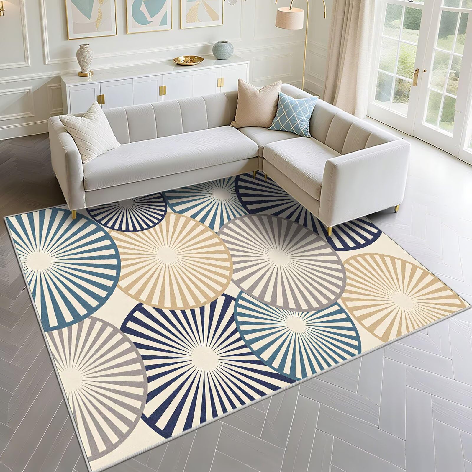 Tapis enfant fille pour un couloir moderne et un salon chaleureux