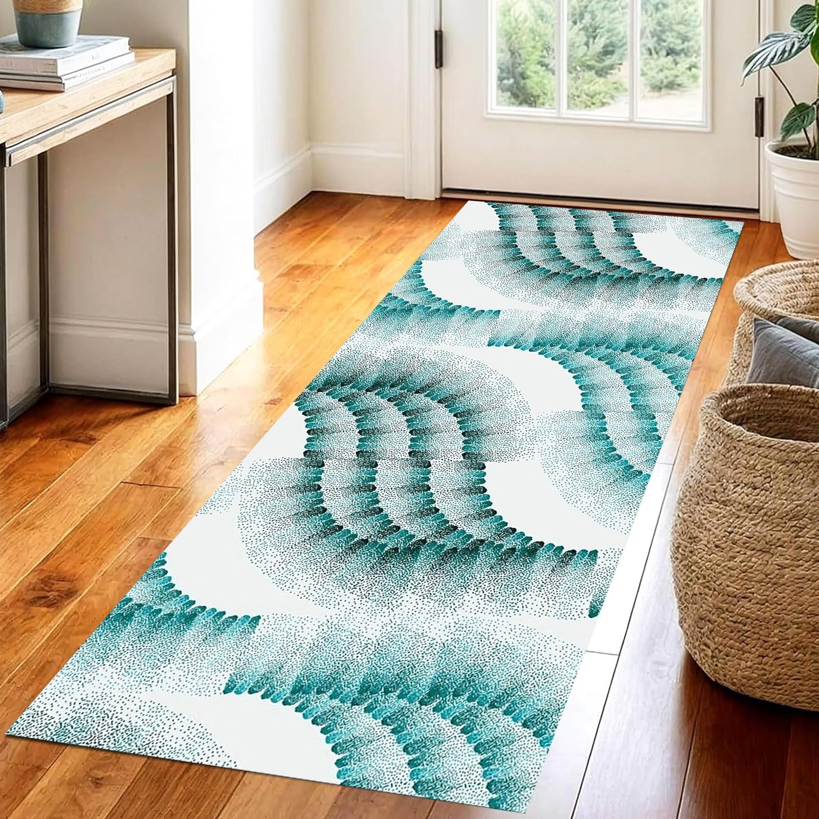 Tapis de passage pour couloir antidérapant lavable de 60x400 cm pour sol de maison