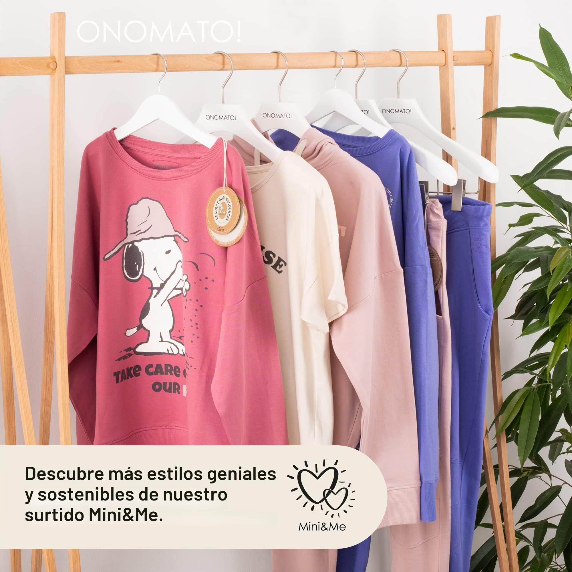 ONOMATO! Peanuts Snoopy Cuna to Cradle to Cradle - Sudadera para mujer