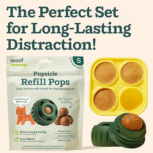 Miniatura 2 de WOOF Paquete de iniciación Juguetes interactivos para perros para el aburrimiento Moldes de silicona para perros Golosinas saludables con sabor a