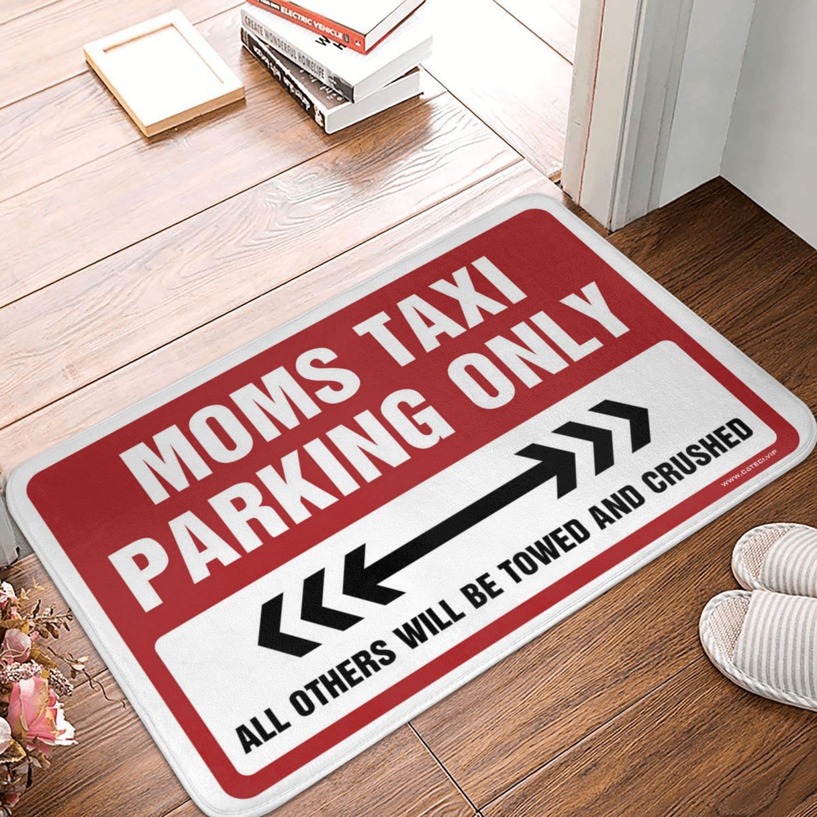 Tapis outdoor Mamans Taxi Parking Only 50x80 déco porche