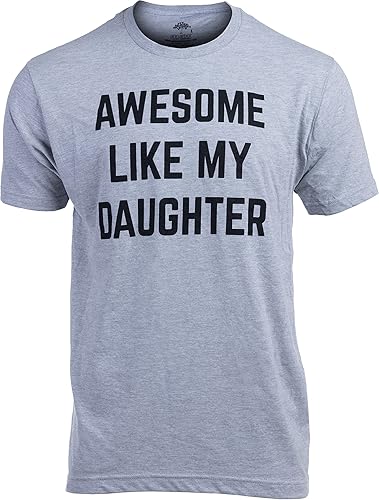 Awesome Like My Daughter - Camiseta divertida, camiseta sarcástica con humor y broma para papá, abuelo, papá