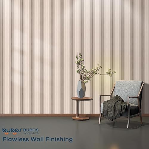 Miniatura 7 de BUBOS Paquete de 10 paneles acústicos grandes, paneles acústicos grandes de 48 x 12 x 0.4 pulgadas, paneles a prueba de sonido para paredes, paneles