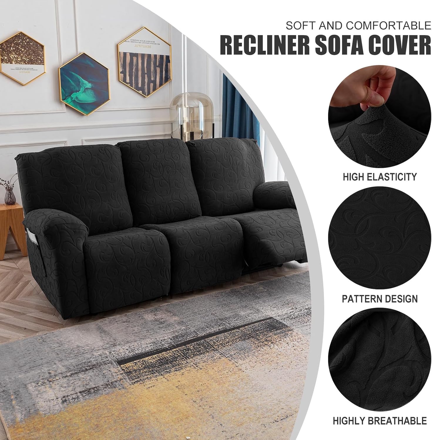 YUEANG Fundas de sofá reclinable, funda de sofá modular para sofá