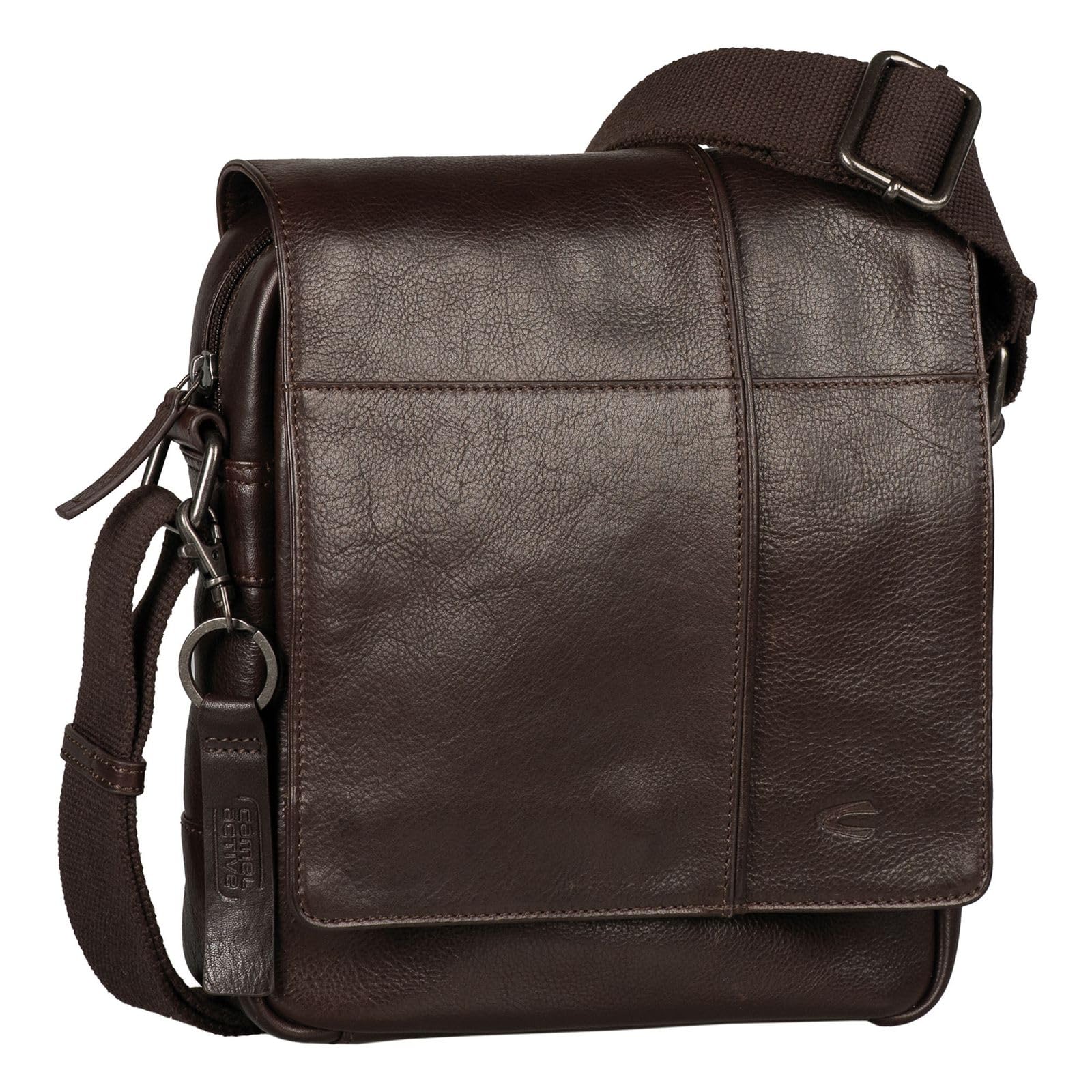 camel active Umhängetasche Pine Crossbody Bag Dunkelbraun