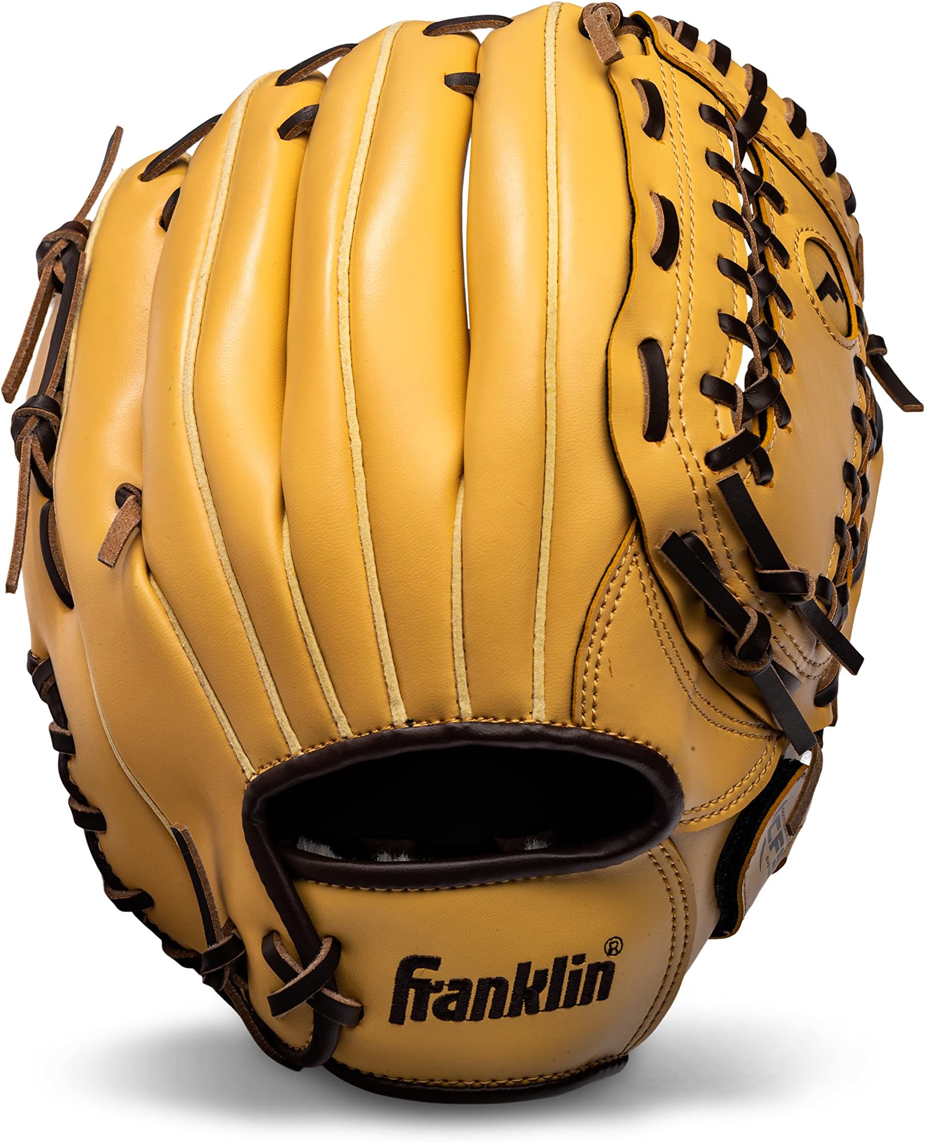 Franklin Sports Field Master Baseball Glove - 12" RHT - Camel Brown
