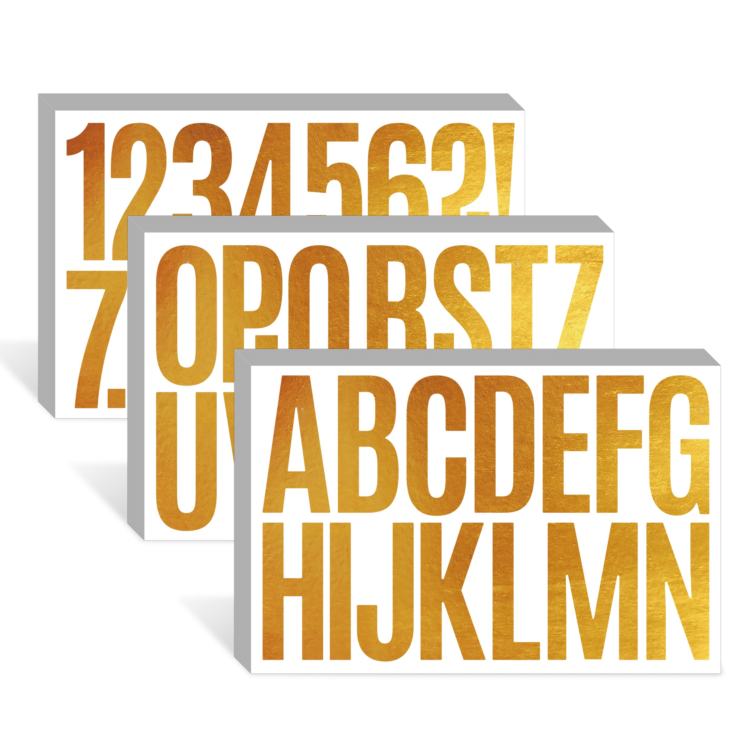 96 PCS 3-inch Vinyl Alphanumeric Stickers Self-adhesive Large Font Alphanumeric Stickers For Car Wall stickers, Classroom Doors and Windows, Home Decoration, Mailbox Exhibitions, School Decoration,