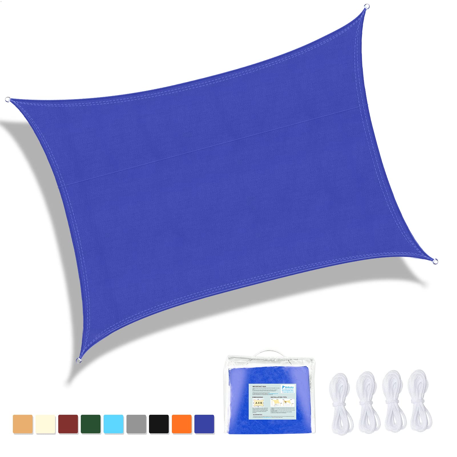 ankuka sonnensegel Wasserdicht 3x4m Marineblau Sonnensegel Rechteckig mit Seile Sonnensegel Balkon 98% UV Schutz Geeignet für Garten Terrasse und Camping Kettentyp:Shimano CN-HG95 116 Links 10s Nietstift FOX Defend Damen Fahrrad EP:StudentCanBuy|N