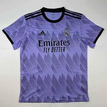 Autographed/Signed Karim Benzema Real Madrid 2022-23 Purple Soccer Jersey Beckett BAS COA