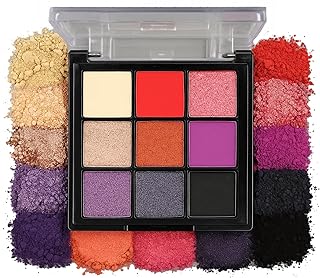 Paleta de sombras de ojos de 9 colores, sombr...