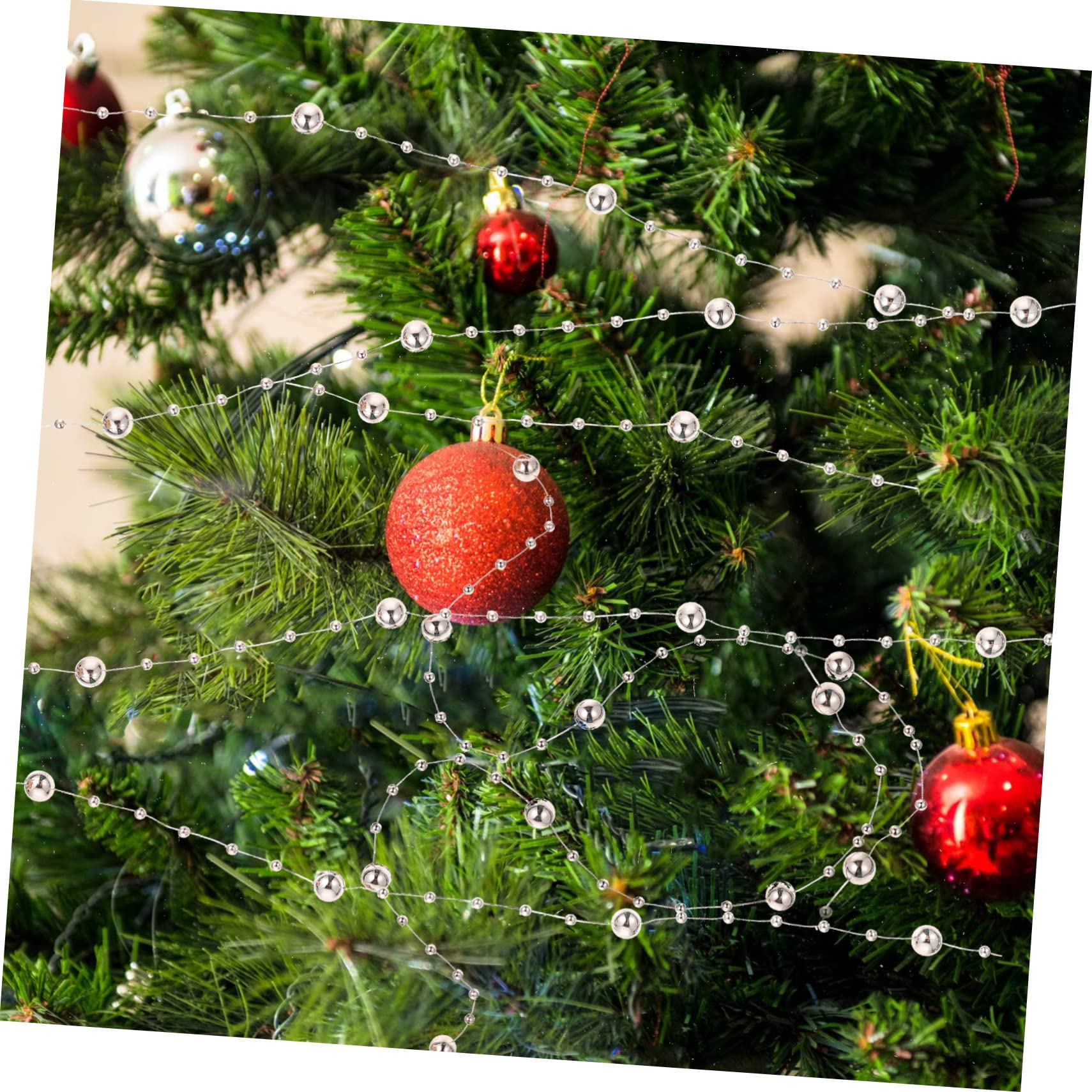 TEHAUX Perlenmaterial house decoration Heimdekorationsartikel Perlen hängende Dekoration künstliche para decoracion Ornament Girlande Weihnachtsbaum hängende Dekoration Plastik