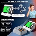 Dr Trust(USA) Goldline Talking Automatic Digital Bp Monitor Machine, 3 Color backlight (Includes Adapter, Carry Bag, Batteries)- 103 gallery image