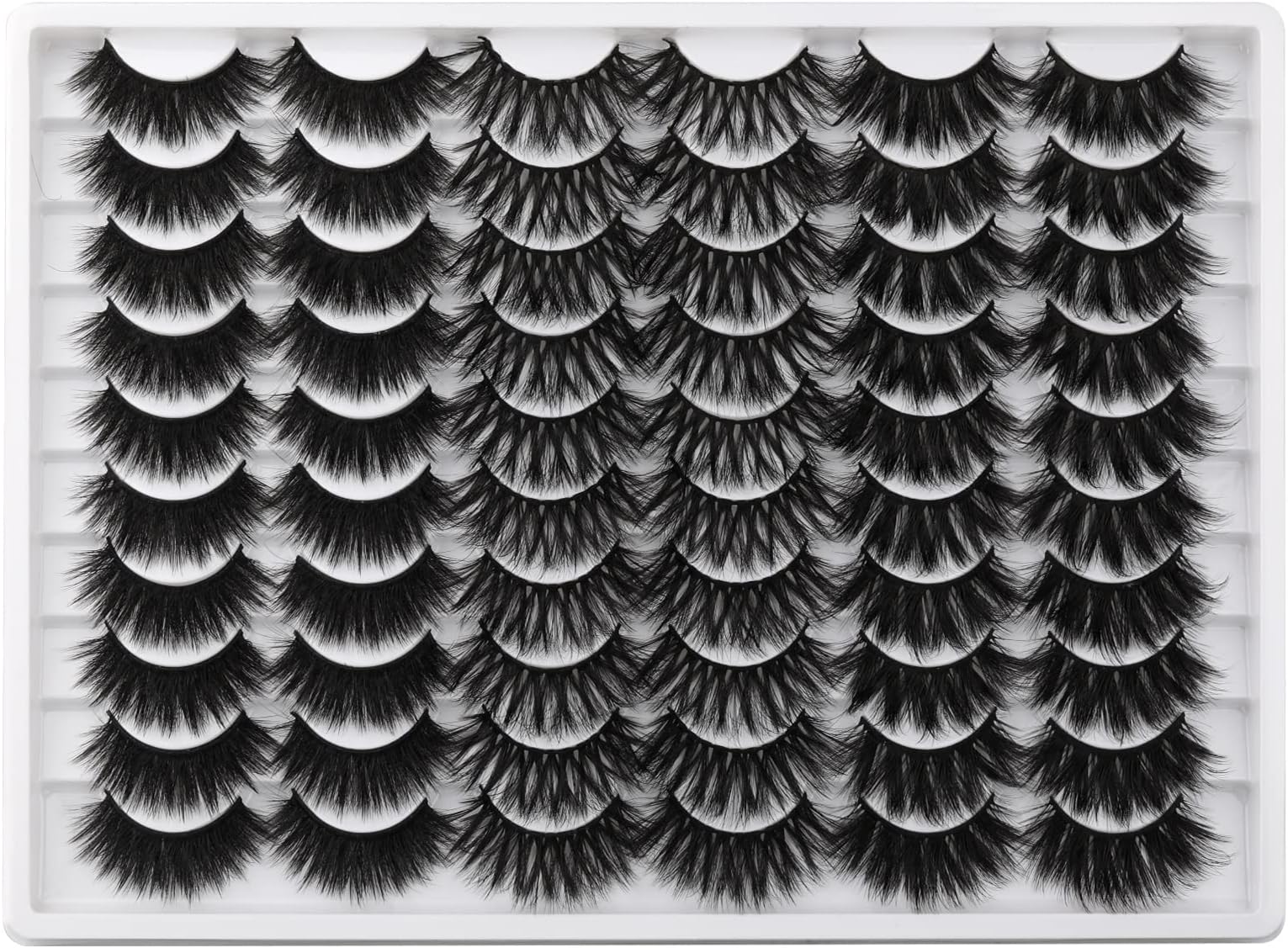 5D 20mm Lashes Faux Mink Eyelashes Fluffy Dramatic False Lashes Wholesale Pack