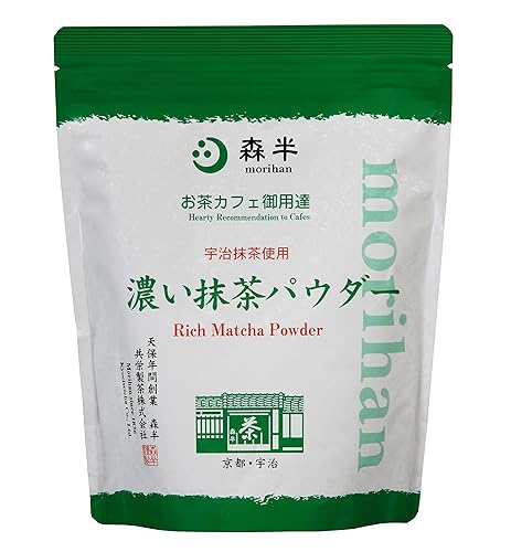 Polvo de matcha rico (mezcla de polvo de té verde endulzado) 17.6 oz (500 g) - de Kyoto (Uji) - contiene matcha de grado premium - para hacer