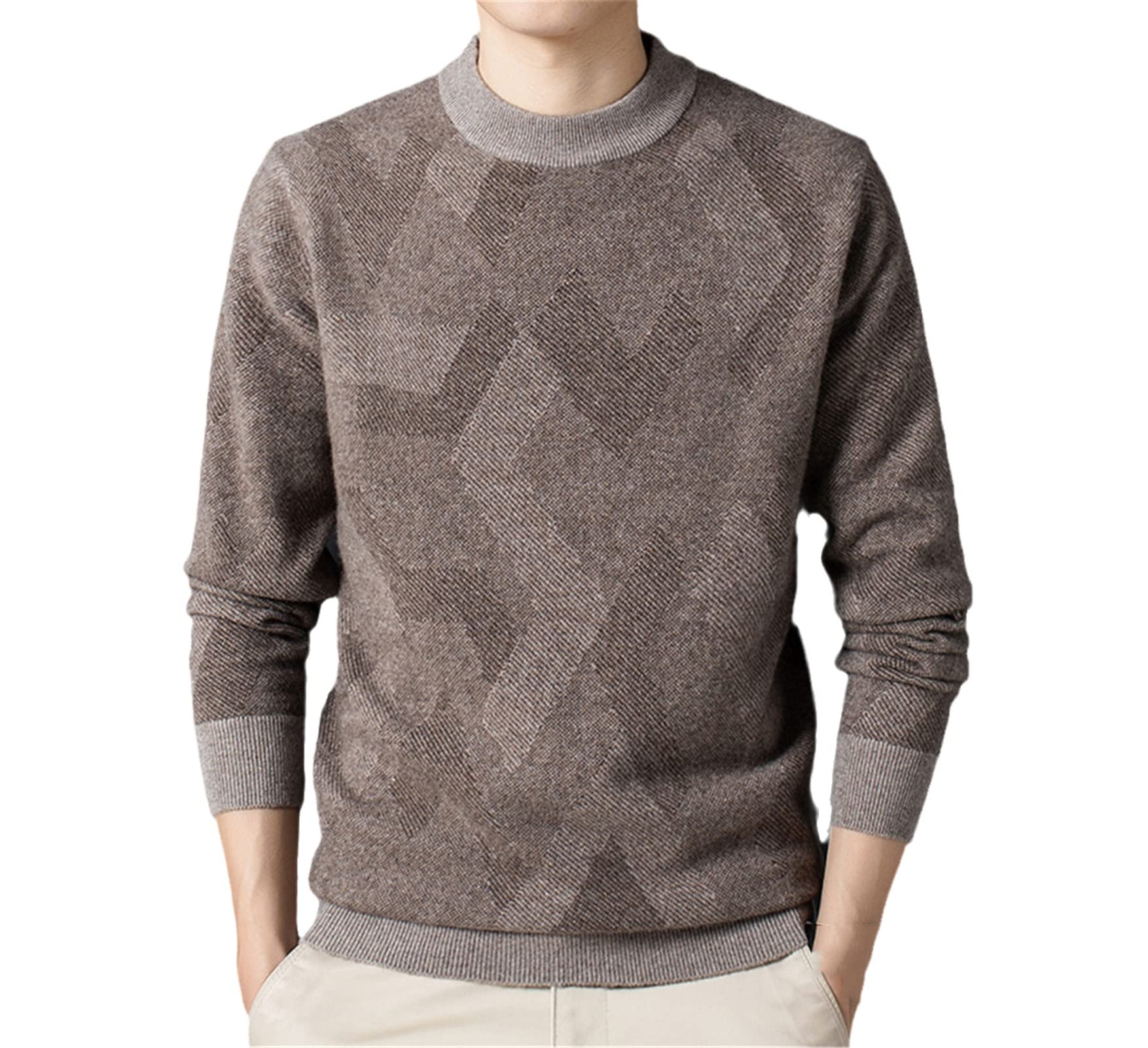 Pull homme laine de montagne chaud pour ne plus souffrir du froid hivernal en extérieur - 8