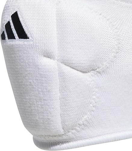 Miniatura 3 de adidas Rodilleras de voleibol unisex para adultos, 5 pulgadas, blanco/negro, talla L