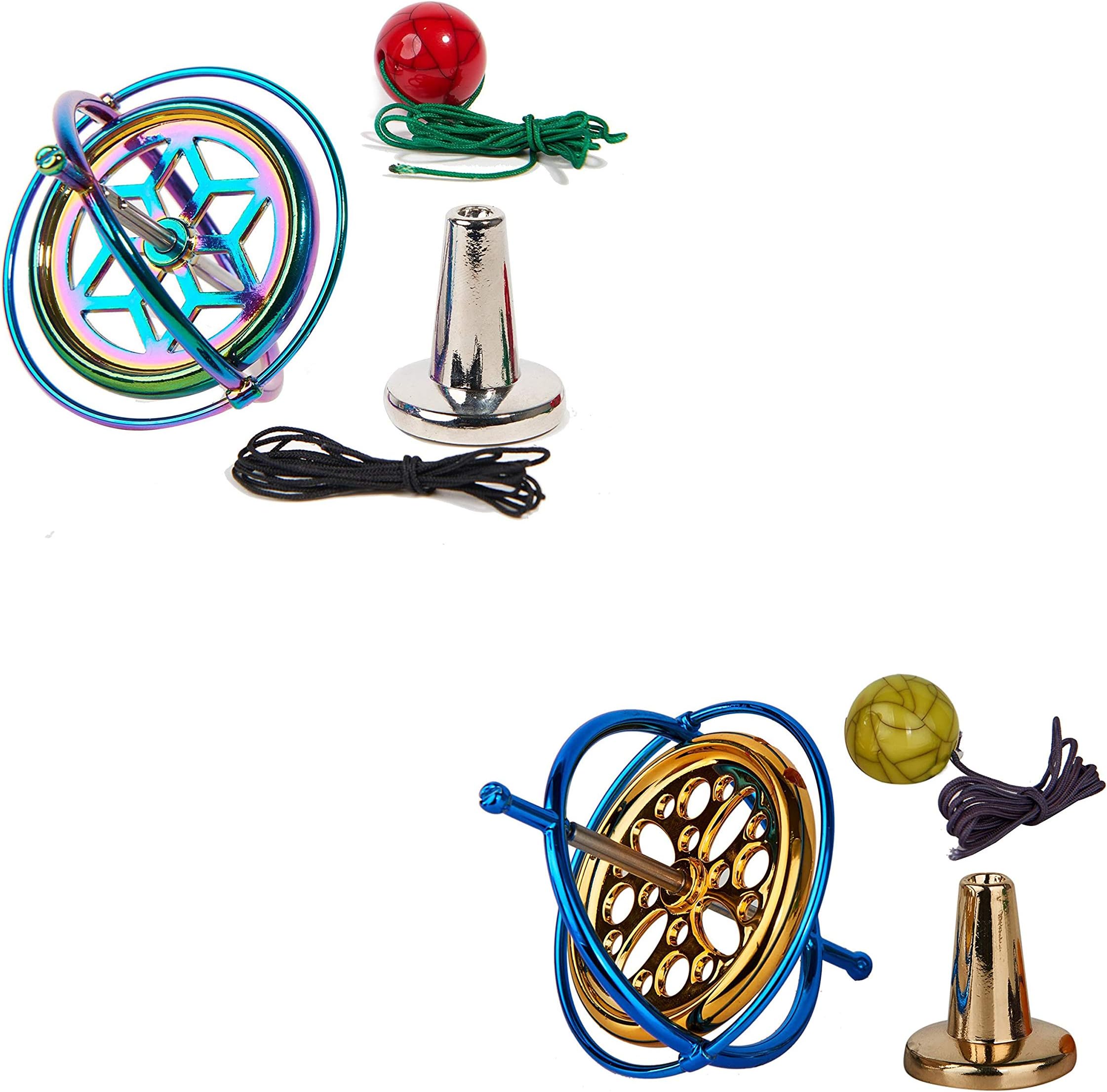 Joytech Precision Gyroscope Metal Anti-Gravity Spinning Top Balance Toy Educational Gift JA05-AG002